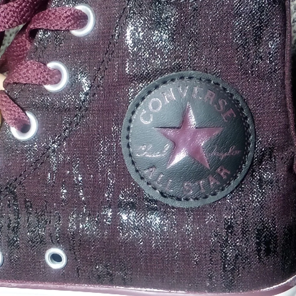 Converse Rare Chuck Taylor All Star Metallic Hi Oxford 540227C - Picture 3 of 9